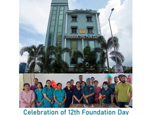 Daradia Marks Foundation Day, Honoring Prof. P. Prithvi Raj and a Decade of Growth in Pain Medicine