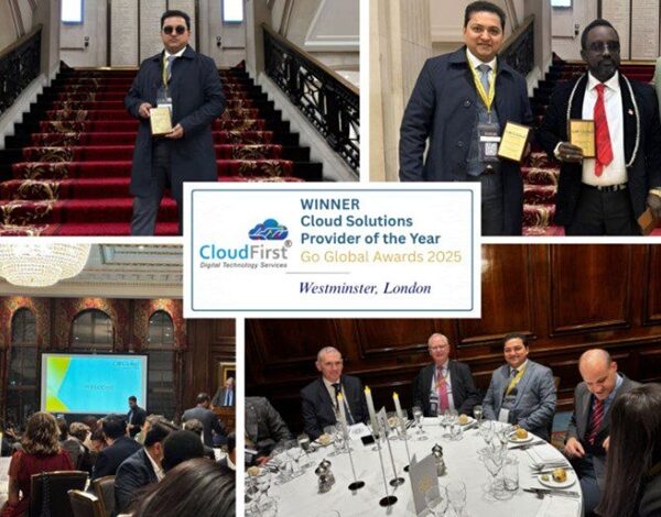 CloudFirst Technology Wins ‘Cloud Solutions Provider of the Year’ at Go Global Awards 2025