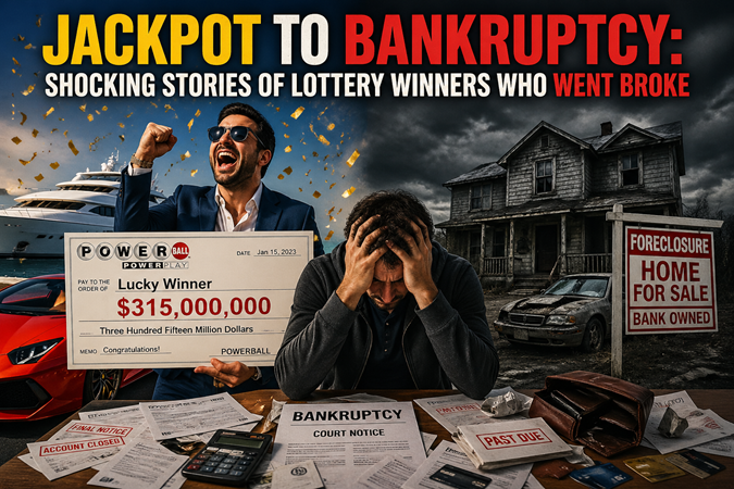 Jackpot to Bankruptcy: Shocking Stories of Lottery Winners Who Went Broke