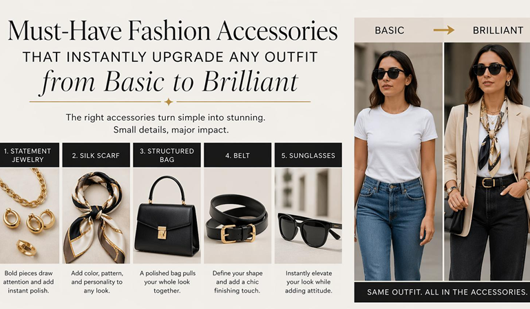 Must-Have Fashion Accessories That Instantly Upgrade Any Outfit From Basic to Brilliant in 2026