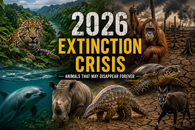 2026 Extinction Crisis: Animals That May Disappear Forever