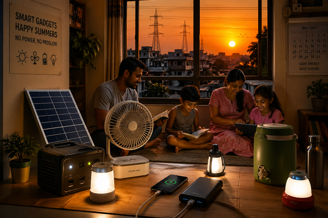 Survive the Heatwave: Must-Have Summer Gadgets in India When There’s No Electricity (2026 Guide)