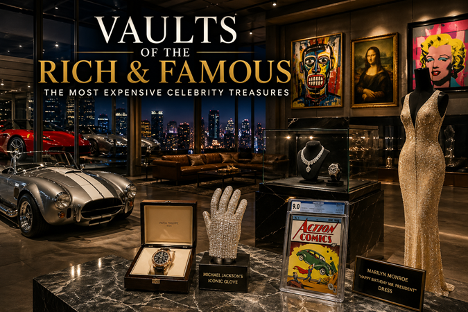 Vaults of the Rich & Famous: The Most Expensive Celebrity Treasures