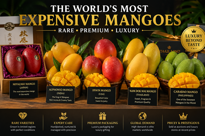 The World’s Most Expensive Mangoes That Sell for More Than Gold (Luxury Fruit Guide 2026)