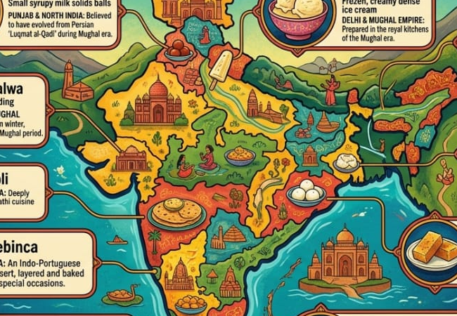 10 Famous Indian Desserts and the Regions They Come From