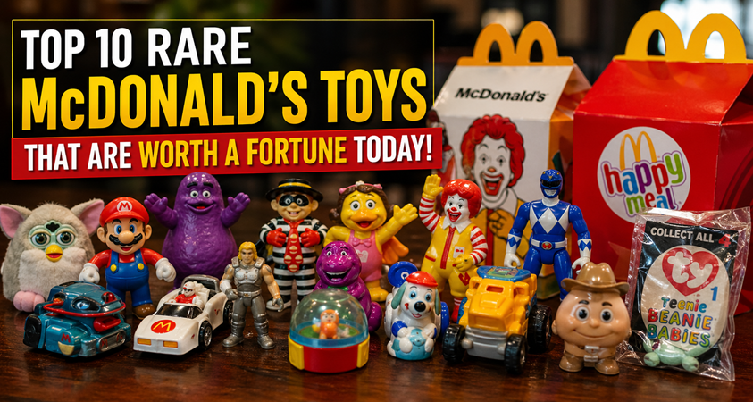 10 McDonald’s Toys You Threw Away That Are Now Worth Thousands
