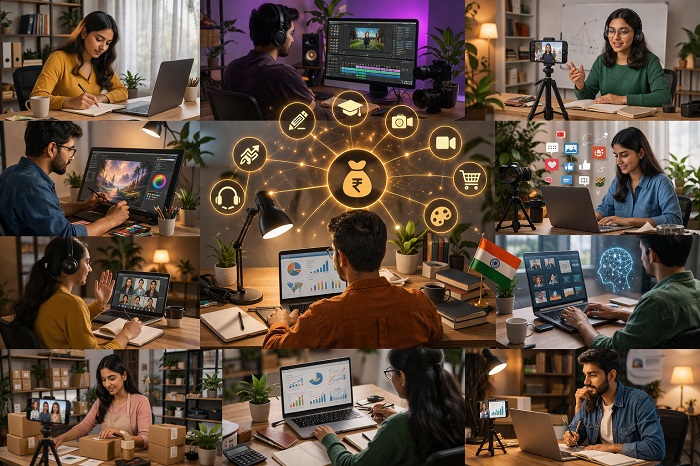 Top 10 Side Hustles in India That Can Pay ₹25,000 a Month in 2026