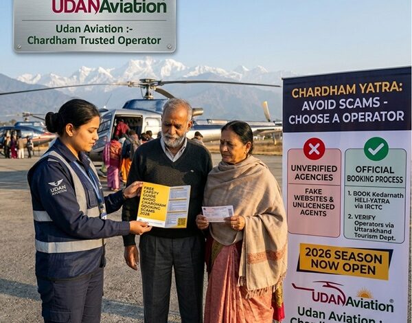 Dehradun Helicopter Operator Warns Pilgrims About Rising Chardham Booking Scams – Issues Free Safety Guide as 2026 Season Opens