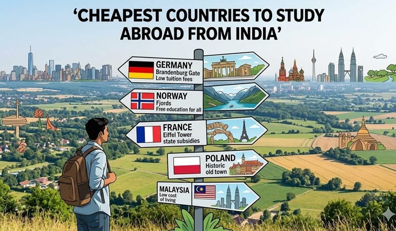 Cheapest Study Abroad Options for Indian Students in 2026