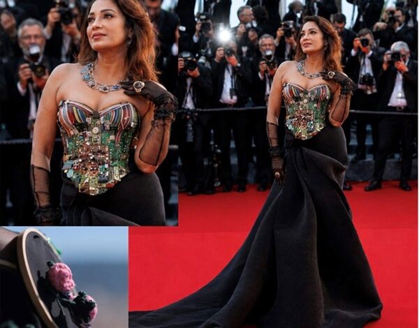 Dr Sonal Parihar from Jodhpur shines at Cannes 2026 with her Unique Ensemble created by used computer chips